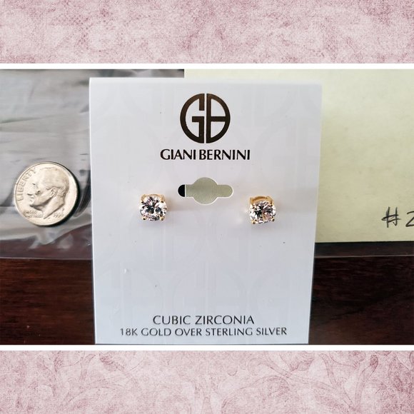 NEW Cubic Zirconia Stud Earrings #2